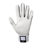 Mizuno MVP Batting Gloves (Adult Grey/White)
